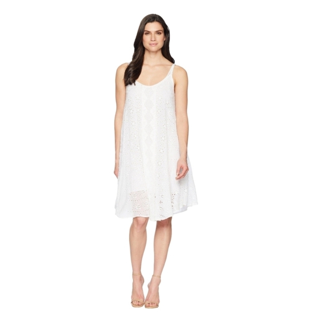 Johnny Was Eyelit White Dress Size XS - Picture 2 of 12